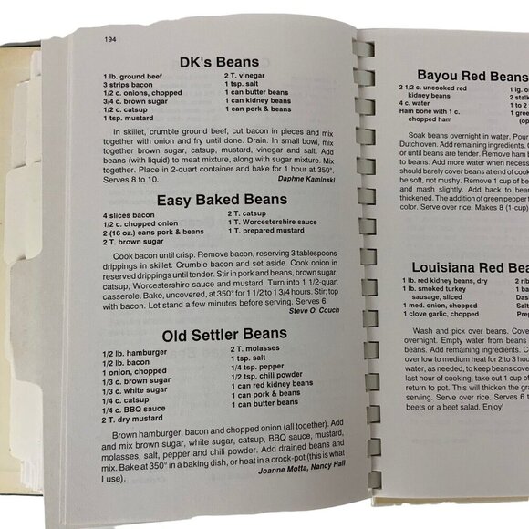 Harvest Gifts 1995 Spiral Bound Cookbook Saint Ann Catholic Church Coppell Texas - Picture 12 of 16